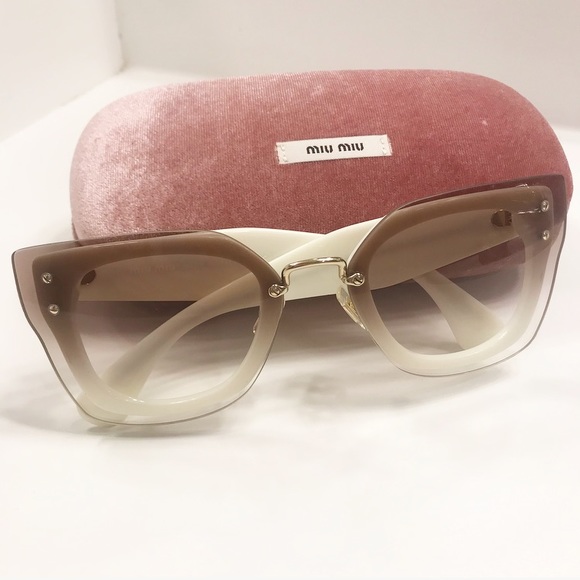 Miu Miu Accessories - Miu Miu Sunglasses Bold Style With Geometric Frame